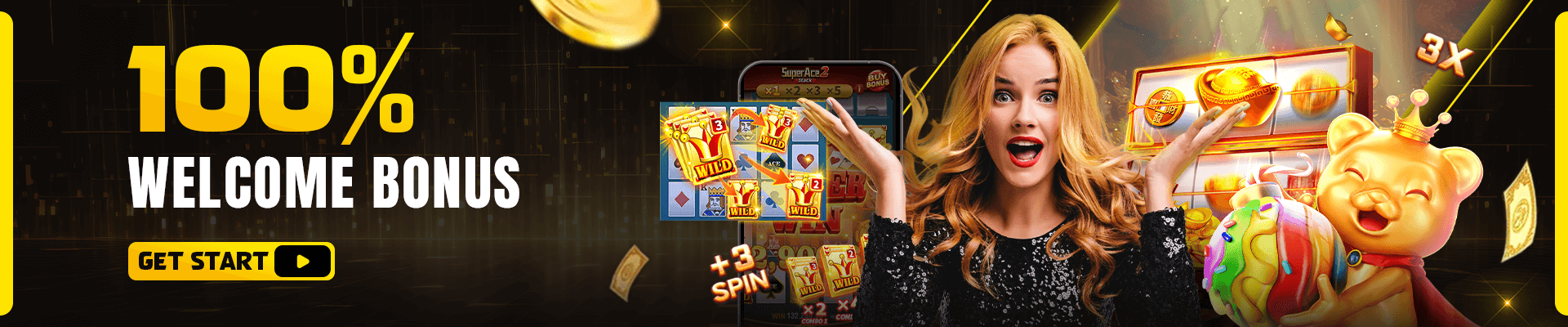 Welcome Bonus 100% ENG